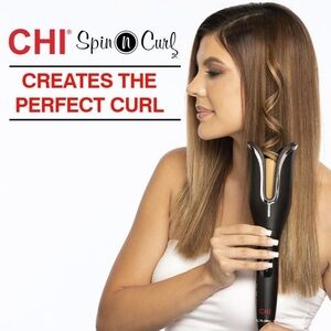 CHI 1" Spin N Curl Rotating Curling Iron Matte Black